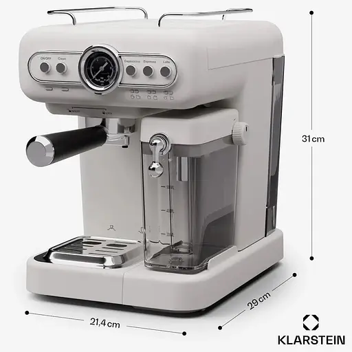 Кофеварка Klarstein Espressionata Evo 19 бар 1350 Вт (10045426) - фото 2