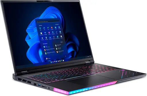 Ноутбук Acer Predator Helios 18 PH18-73 (NH.QVYEX.004), Intel Core Ultra 9 275HX (до 5,4 ГГц), 18-дюймовий WQXGA-дисплей, 64 ГБ, SSD на 2 ТБ, NVIDIA GeForce RTX, Abyssal Black - фото 3