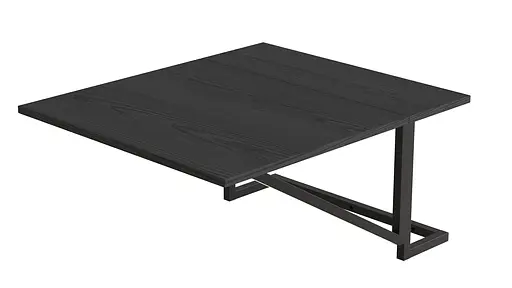Стіл розкладний Олександр 3 750x600x700 Чорний метал ДСП Сосна Кембра 16мм FRD-104894 - фото 4
