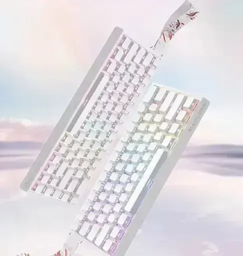 Игровая проводная клавиатура Madlions MAD 60 HE RGB 60% Hall-Effect, Белый - фото 3