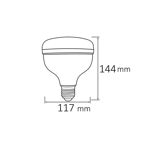Світлодіодна лампа "CRYSTAL-40" 40W 6400K E27 - фото 2