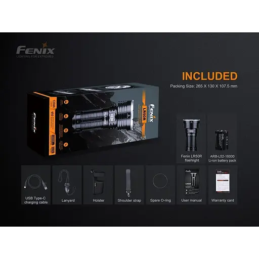 Ліхтарик Fenix LR50R (LR50RXBK) [140079] - фото 7