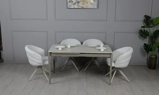 Стіл Хіт розкладний 1400/2000x800x750 бежевий - фото 17