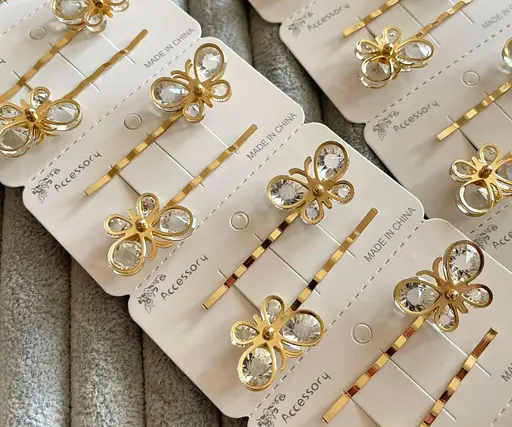 Декоративні металеві шпильки для зачісок 24 шт. - фото 2