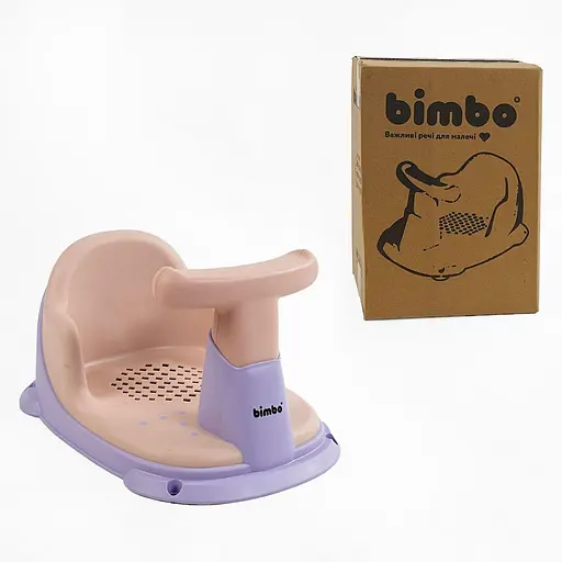 Підставка для ванни Bimbo BM-42366 4 присоски в коробці рожева - фото 2
