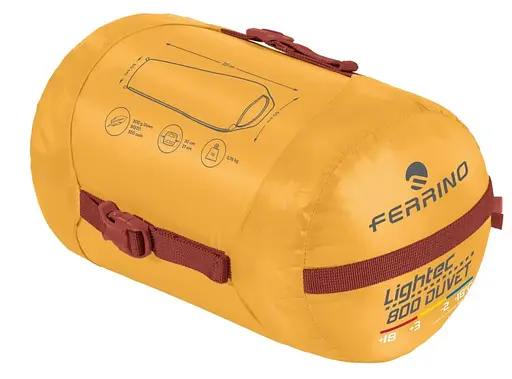 Спальний мішок Ferrino Lightec 800 Duvet RDS Down -2°C Yellow (86700QGG) - фото 3