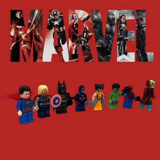 Колекційний набір ігрових фігурок «Marvel» з 8 героїв - фото 3