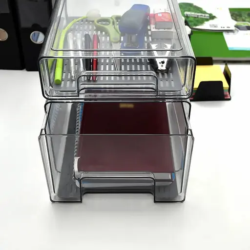 
Органайзер Homax висувний для зберігання в холодильнику 25х21.2х15.2 см прозорий (BR-03) - фото 8