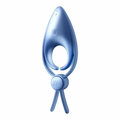 Эрекционное кольцо Satisfyer Sniper 13 см голубой - фото 8