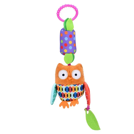 Подвеска на коляску, 45 см, прорезыватель, плюш, 10x17x6 см (в ассортименте)