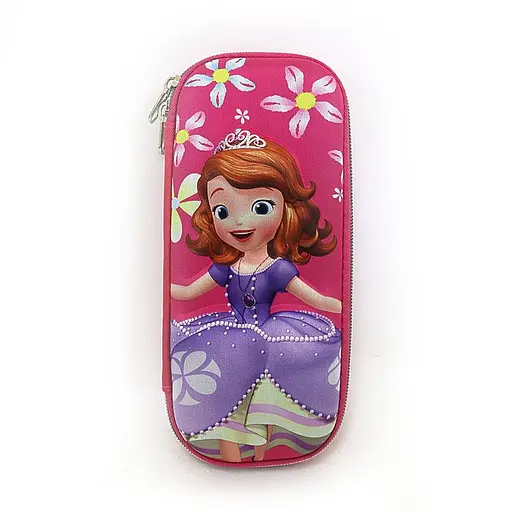 Пенал жорсткий об’ємний для дівчинки, 1 відділення, 3294P