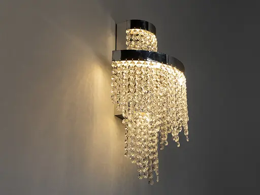 Настінний світильник 376-BCH хром 28 Вт LED - фото 2