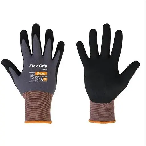 Перчатки защитные Bradas FLEX GRIP SANDY нитрил размер 7 RWFGS7 - фото 1