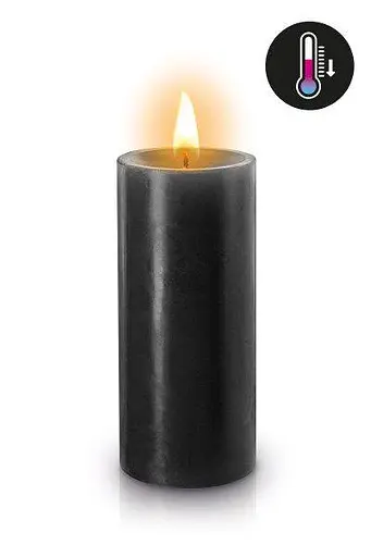 БДСМ-cвеча низкотемпературная Fetish Tentation SM Low Temperature Candle Black - фото 2