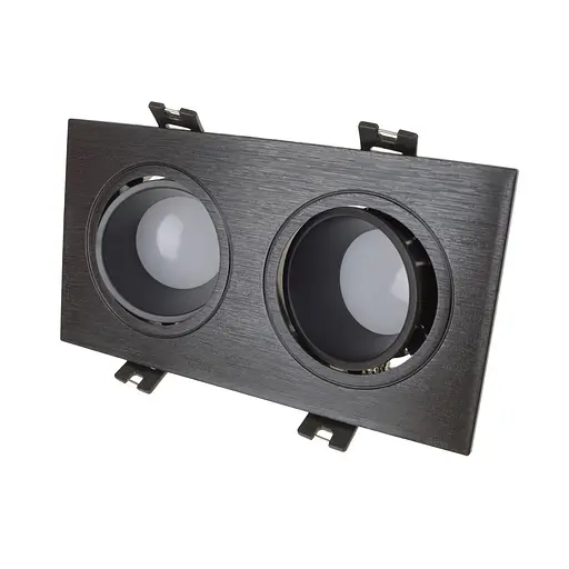 Світильник точковий Brille HDL-DT 95/2 GU5.3 BK MR16 36-439 - фото 2