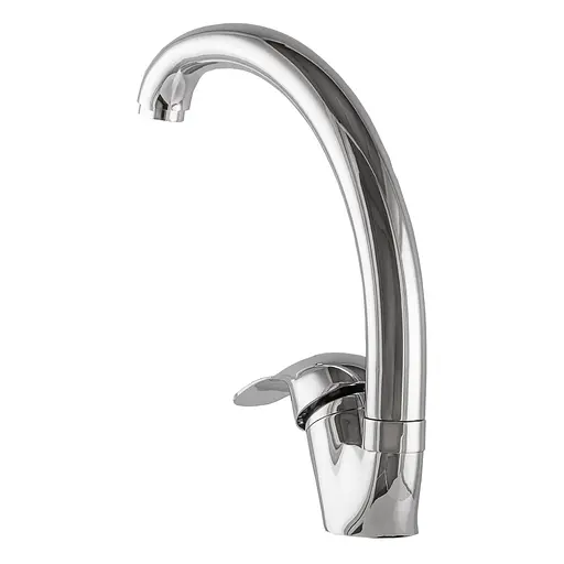 Змішувач для кухні EcoMix E-GEZ-203S-WH Хром - фото 2