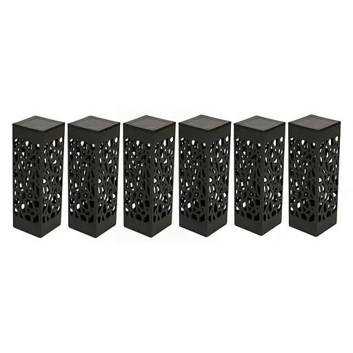 Ліхтар садовий прямокутний на сонячній батареї Market Union 28.5 см 6 шт. (HJ-002) - фото 4