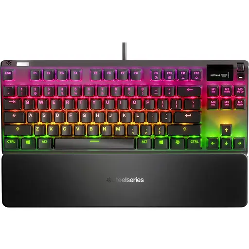 Клавіатура SteelSeries iатура Apex 7 TKL Red Switch (64646) Black USB (64646-OLD) Б/в - фото 1