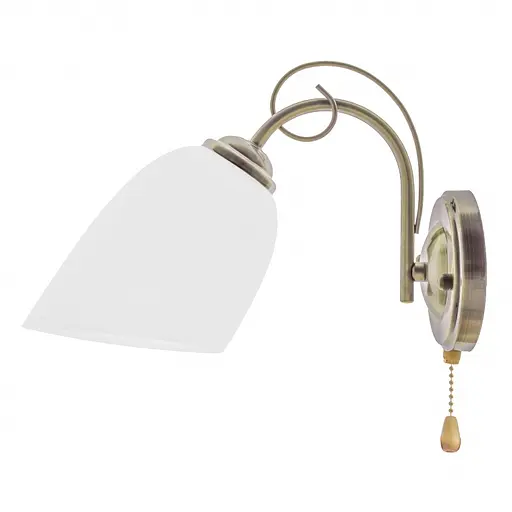 Бра Brille LK-572W/1 настінне накладне класичне E27 AB - фото 3