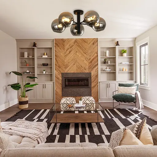 Люстра в гостиную GLX-22901-5 на 5 плафонов - фото 2