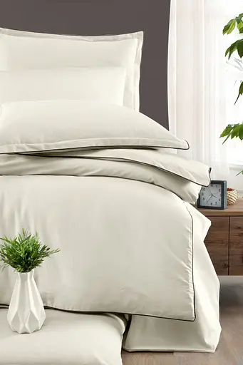 Постільна білизна Lucca Cream Сатин Делюкс La Romano pbe0051014 - фото 2