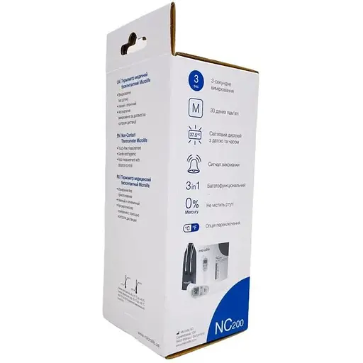 Інфрачервоний безконтактний термометр Microlife NC 200 гарантія  - фото 4