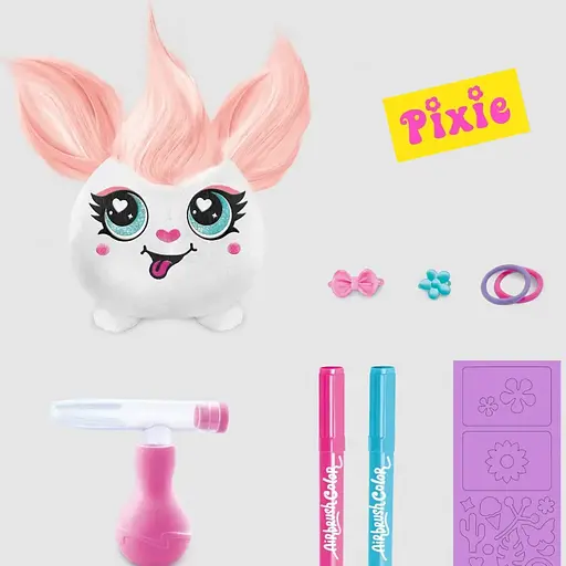Набір Canal Toys Diy Airbrush Plush - Hair'iffic "Зроби зачіску - Піксі" (AIR038/2) - фото 4