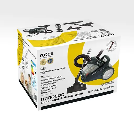 Пилосос RVC18-G ParquetPlus - фото 7