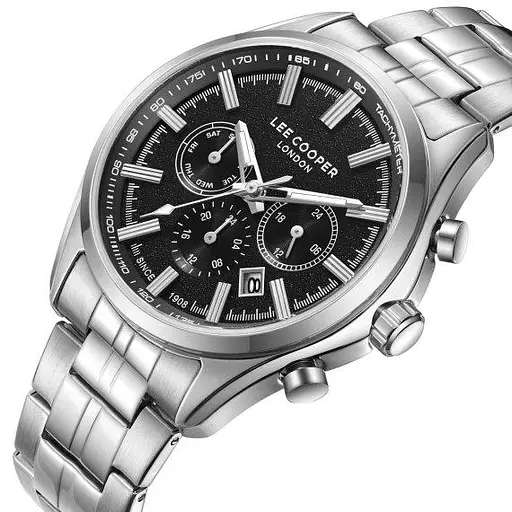 Часы мужские наручные Lee Cooper Fenix (Черный) - фото 2