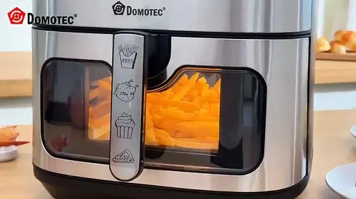 Аэрофритюрница Domotec MS-3222 електрическая 12 л Черный 2800 Вт - фото 7