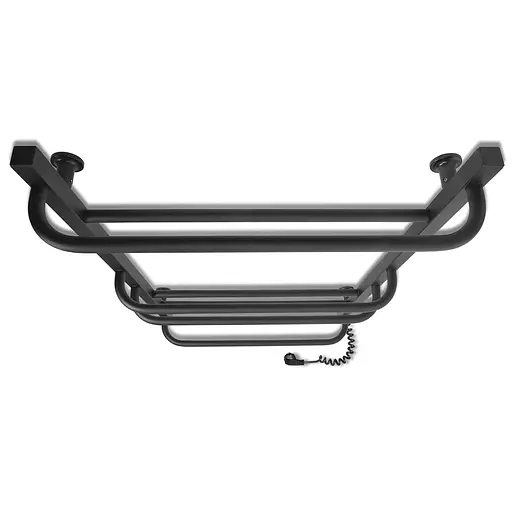 Электрический полотенцесушитель Laris Зебра Комфорт ЧФЧ8 500x800 Э правый R3 73207643, Черный матовый, Правое, Электронный - фото 4