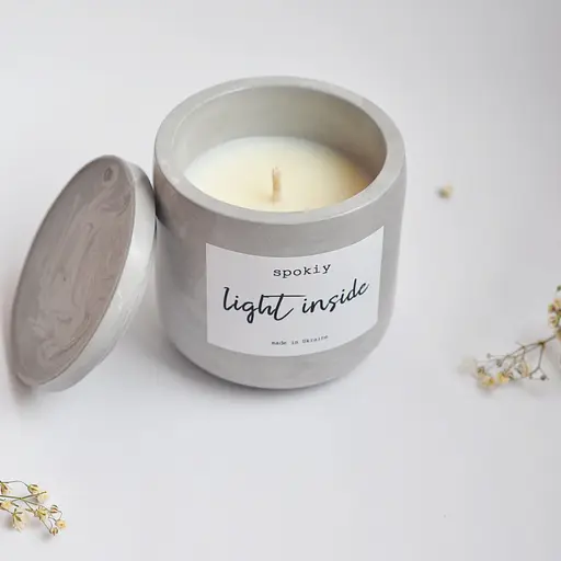 Ароматична свічка з таємним написом "Цьом" Spokiy SP2337, 135 г - фото 3