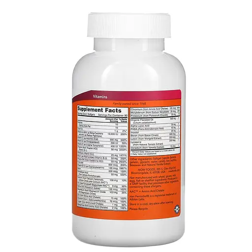 Вітаміни та мінерали NOW Liquid Multi Gels, 180 капсул - фото 2