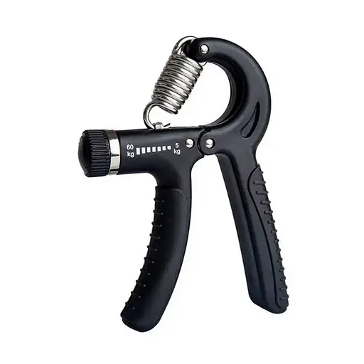 Эспандер кистевой пружинный с регулируемой нагрузкой Power Grip Pro NE-W-87-OR 5-60 кг