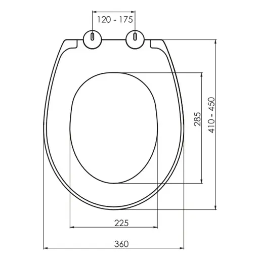 Сидения для унитаза с микролифтом NKP IPEK 0304 Soft Close+Quick Release из термопласта - фото 7