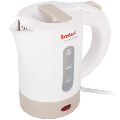 Электрочайник дорожный Tefal KO120130 White/Beige UA - фото 3