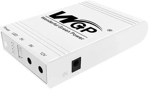 Повербанк для маршрутизатора WGP MINI DC 10400mah 5v 9v 12v 32.56Wh White