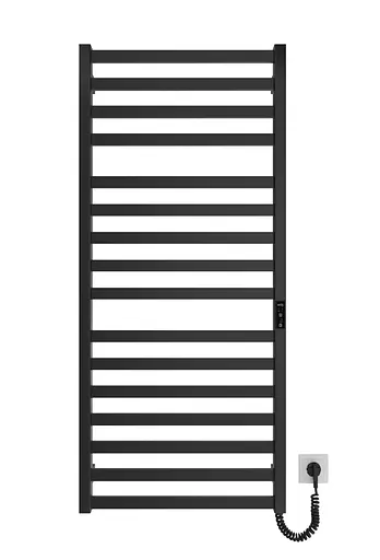 Электрический полотенцесушитель HF Oxford 1170x530 black matte 6.1.0203.06.BM, Черный матовый, универсальное (коннектор), Электронный - фото 2