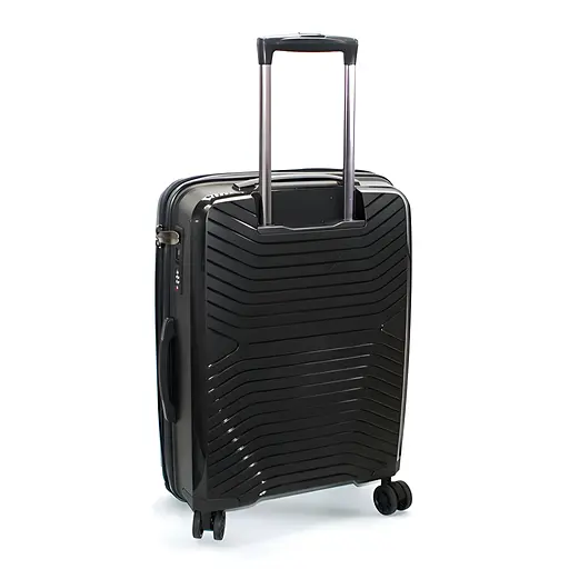 Набор чемоданов Unite Star 2в1 ABS-пластик с кодовым замком и телескопической ручкой черный (6071) - фото 3