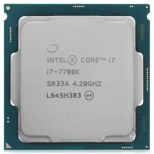 Процесор Intel Core i7 7700K (CM8067702868535) (Socket 1151, 8T, 4.5 ГГц, Tray) Б/в - фото 1
