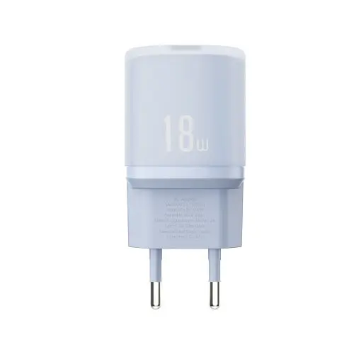 Мережевий зарядний пристрій XO L157 1USB QC3.0 18W charger Синій - фото 5