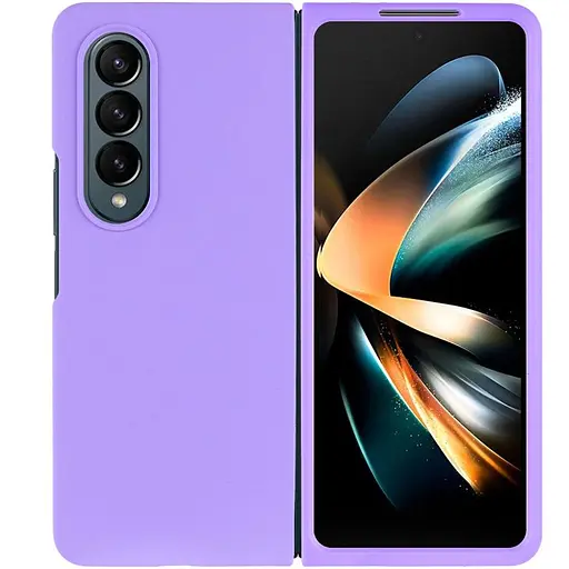 Чехол Foldables Silicone Cover Lakshmi AAA для Samsung Galaxy Z Fold4 Сиреневый / Dasheen - фото 2