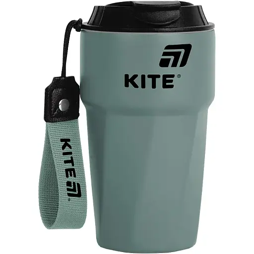 Термокружка Kite зеленая 450 мл (K26-1220-2) - фото 1
