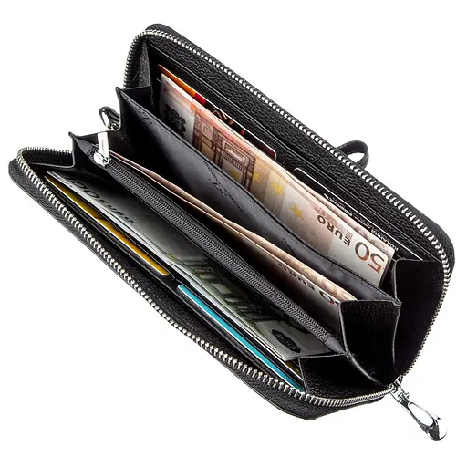 Женский кожаный кошелек-клатч ST Leather 10х19.5 см acs0015852 - фото 4