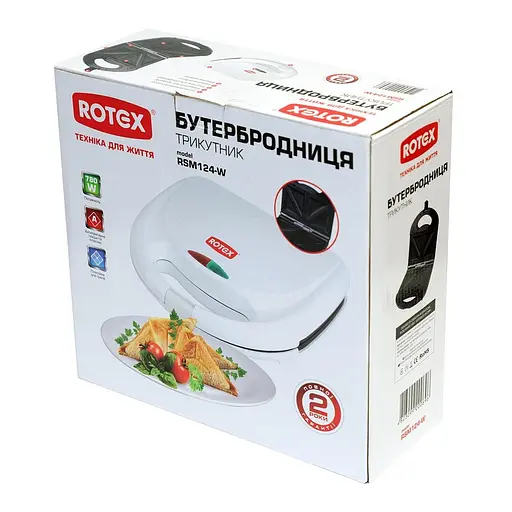 Бутербродниця Rotex RSM124-W - фото 3