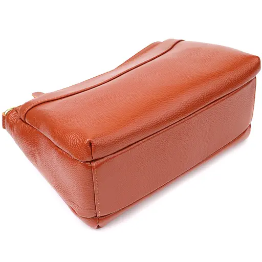 Женская сумка Vintage из натуральной кожи с формоустойчивым дном 27х16х11 см sum0027558 - фото 6