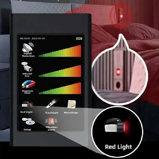 Мультифункциональный детектор Nectronix T68 жучков, скрытых камер и магнитов с сенсорным экраном - фото 4