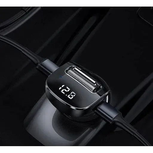 FM трансмиттер Bluetooth модулятор Baseus S-09 2USB CCALL-TM01 адаптер зарядний пристрій Чорний - фото 7