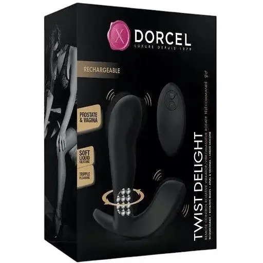 Универсальный вибратор с жемчужным массажем Dorcel Twist Delight - фото 9