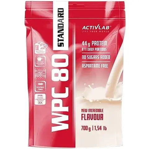 Протеїн ActivLab WPC80 Standard Protein, 700 грам - Полуниця